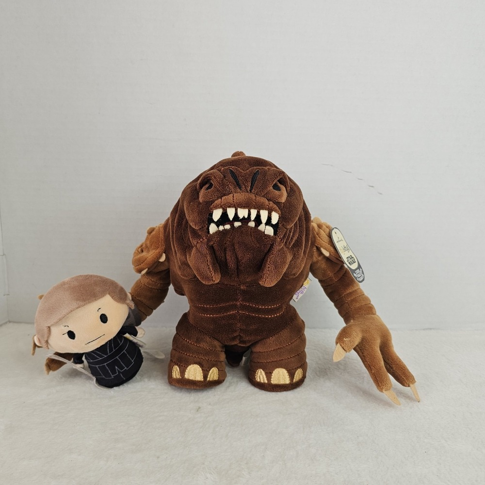 Hallmark itty bittys Star Wars: Return of the Jedi Luke & Rancor Plush Set New